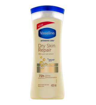 لوسیون بدن وازلین مدل Dry Skin Repair مناسب پوست های خیلی خشک حجم 400میلی لیتز